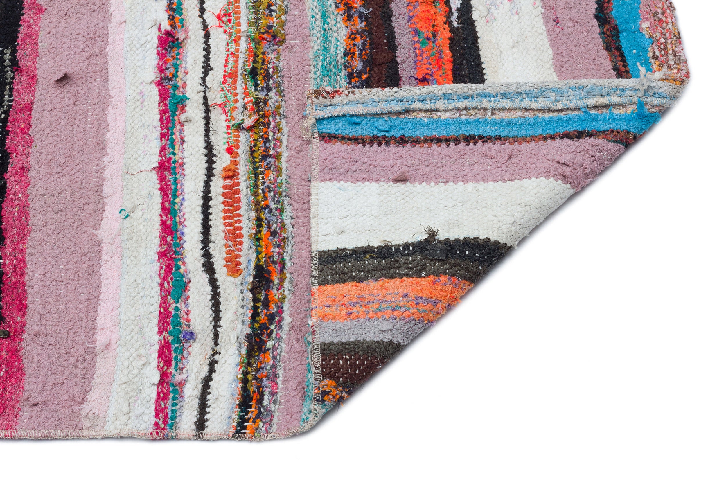 Chaput Over Dyed Kilim Rug 3'7'' x 9'3'' ft 108 x 282 cm