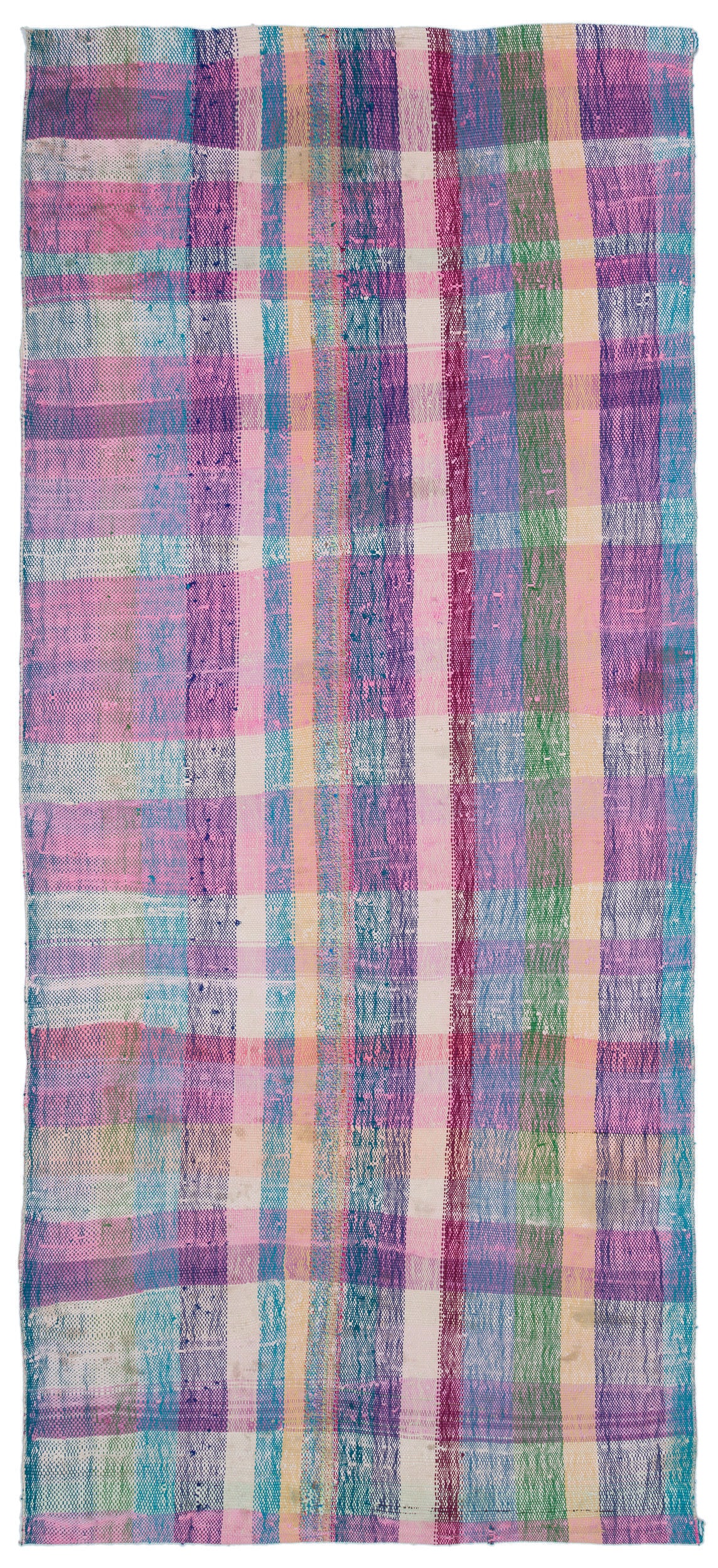 Chaput Over Dyed Kilim Rug 4'2'' x 9'3'' ft 126 x 282 cm