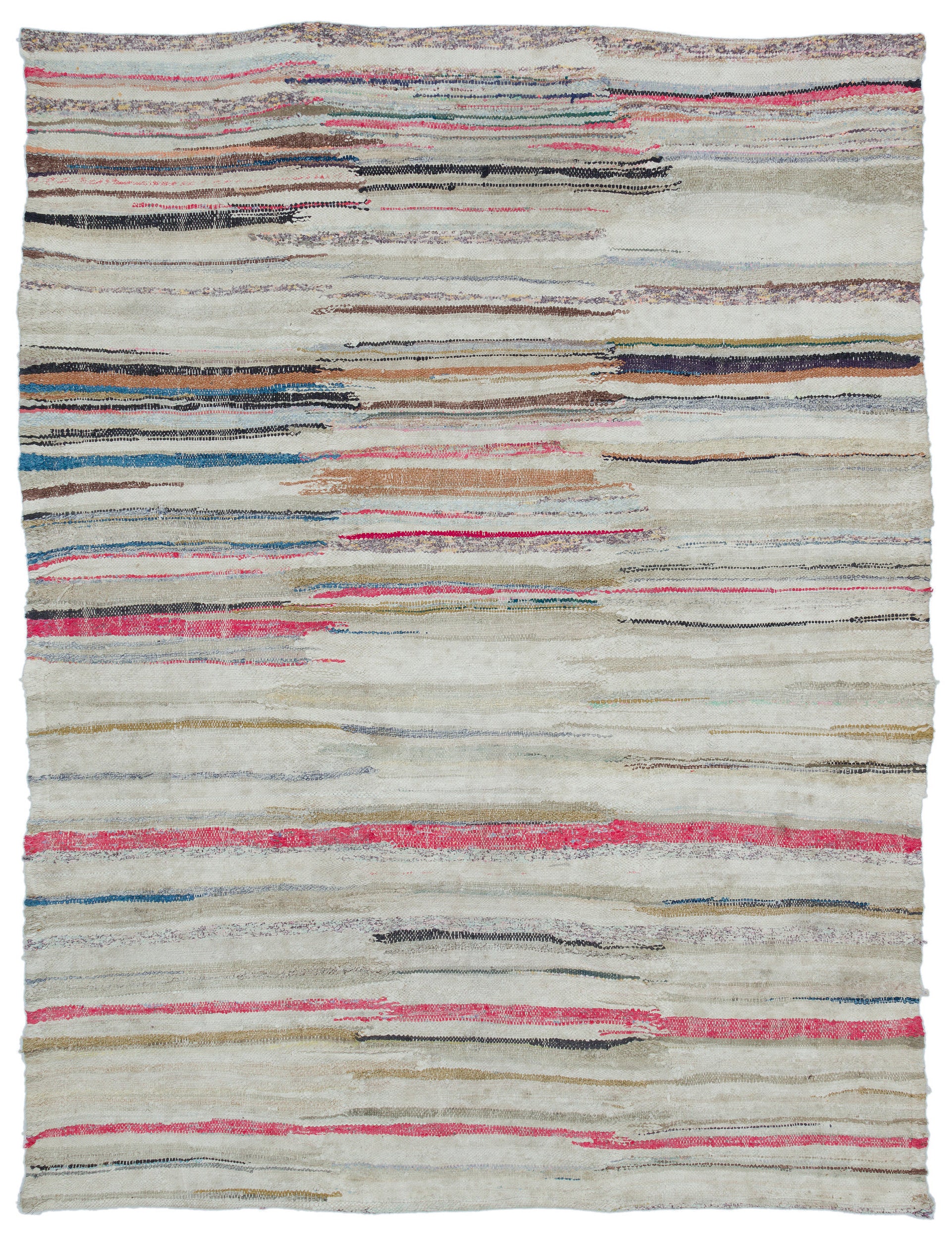 Chaput Over Dyed Kilim Rug 5'5'' x 7'5'' ft 164 x 227 cm