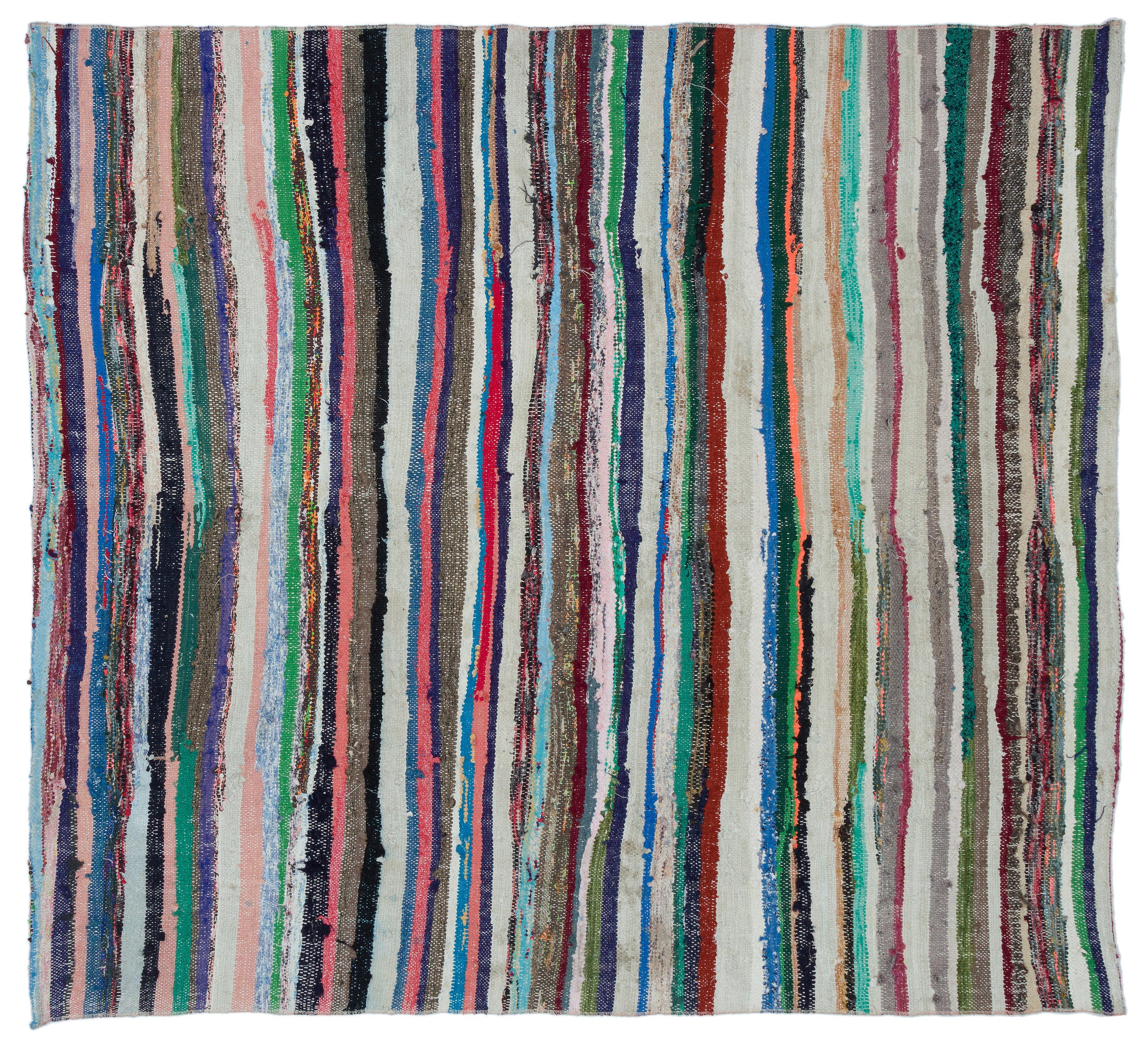 Chaput Over Dyed Kilim Rug 5'8'' x 6'3'' ft 173 x 190 cm