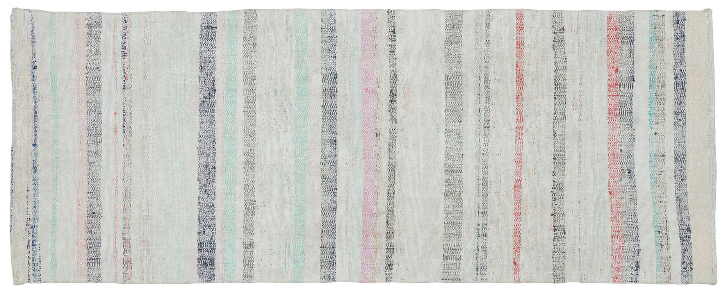 Chaput Over Dyed Kilim Rug 3'7'' x 9'3'' ft 109 x 283 cm