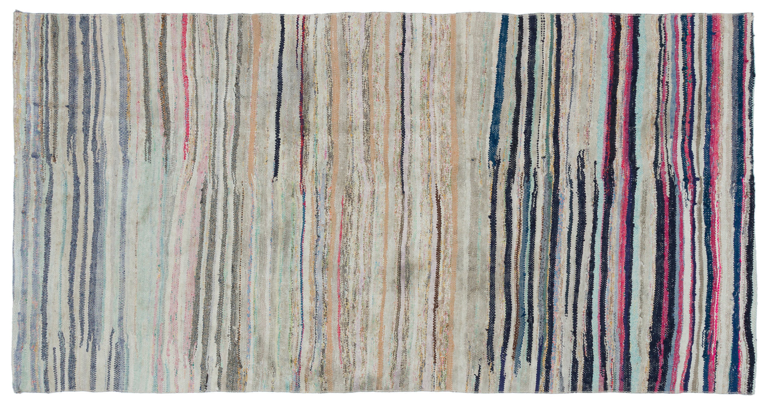Chaput Over Dyed Kilim Rug 4'4'' x 8'4'' ft 133 x 253 cm