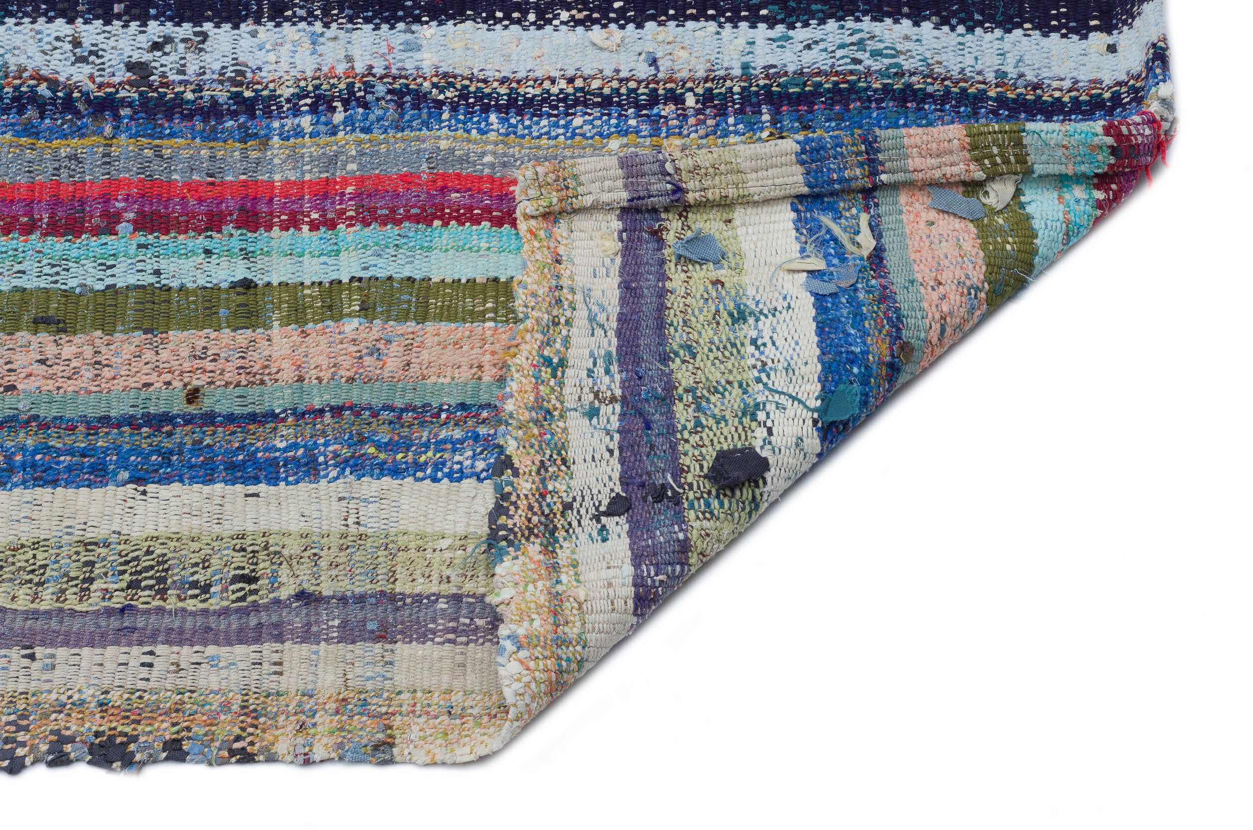 Chaput Over Dyed Kilim Rug 3'4'' x 10'7'' ft 102 x 322 cm