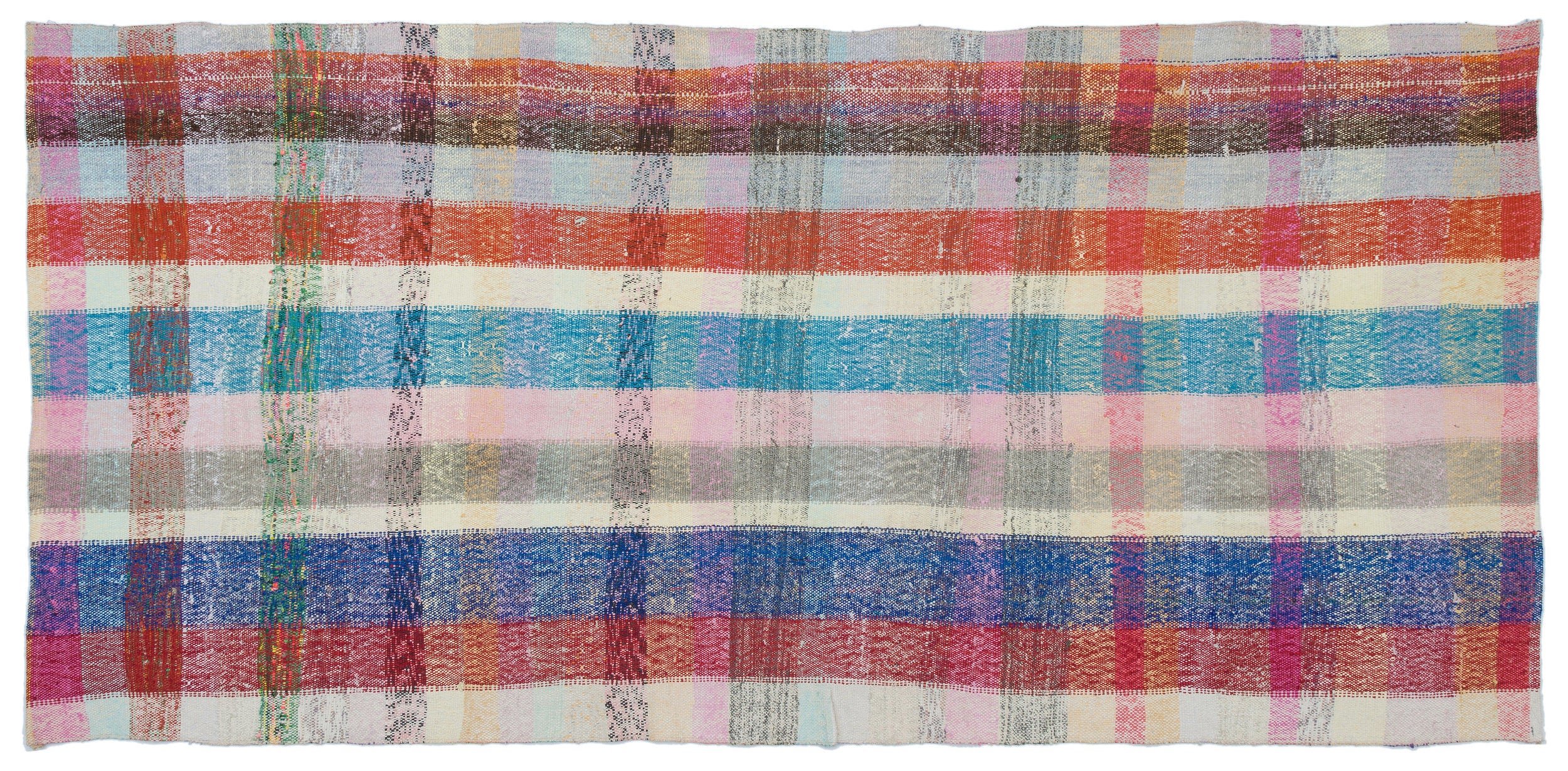 Chaput Over Dyed Kilim Rug 3'10'' x 8'4'' ft 118 x 253 cm
