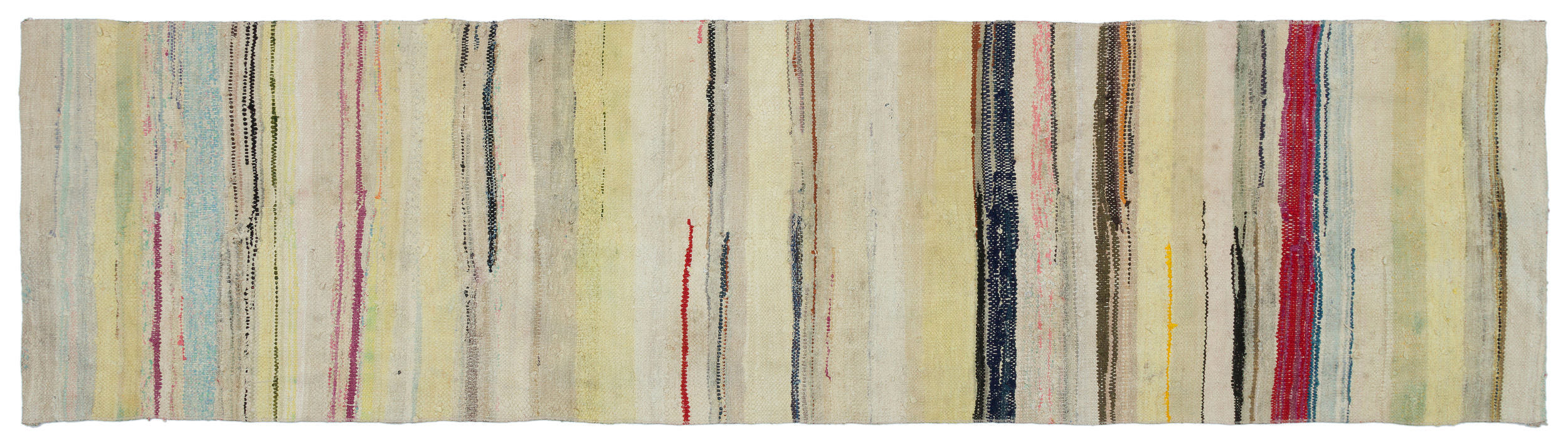 Chaput Over Dyed Kilim Rug 2'8'' x 10'2'' ft 82 x 310 cm