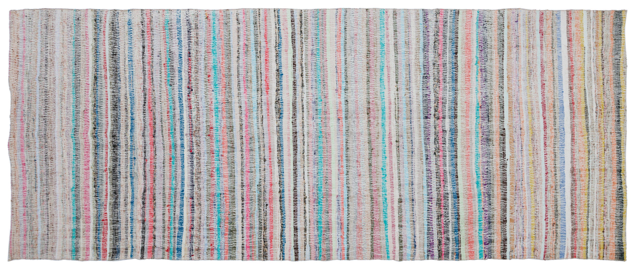 Chaput Over Dyed Kilim Rug 5'10'' x 14'1'' ft 177 x 430 cm