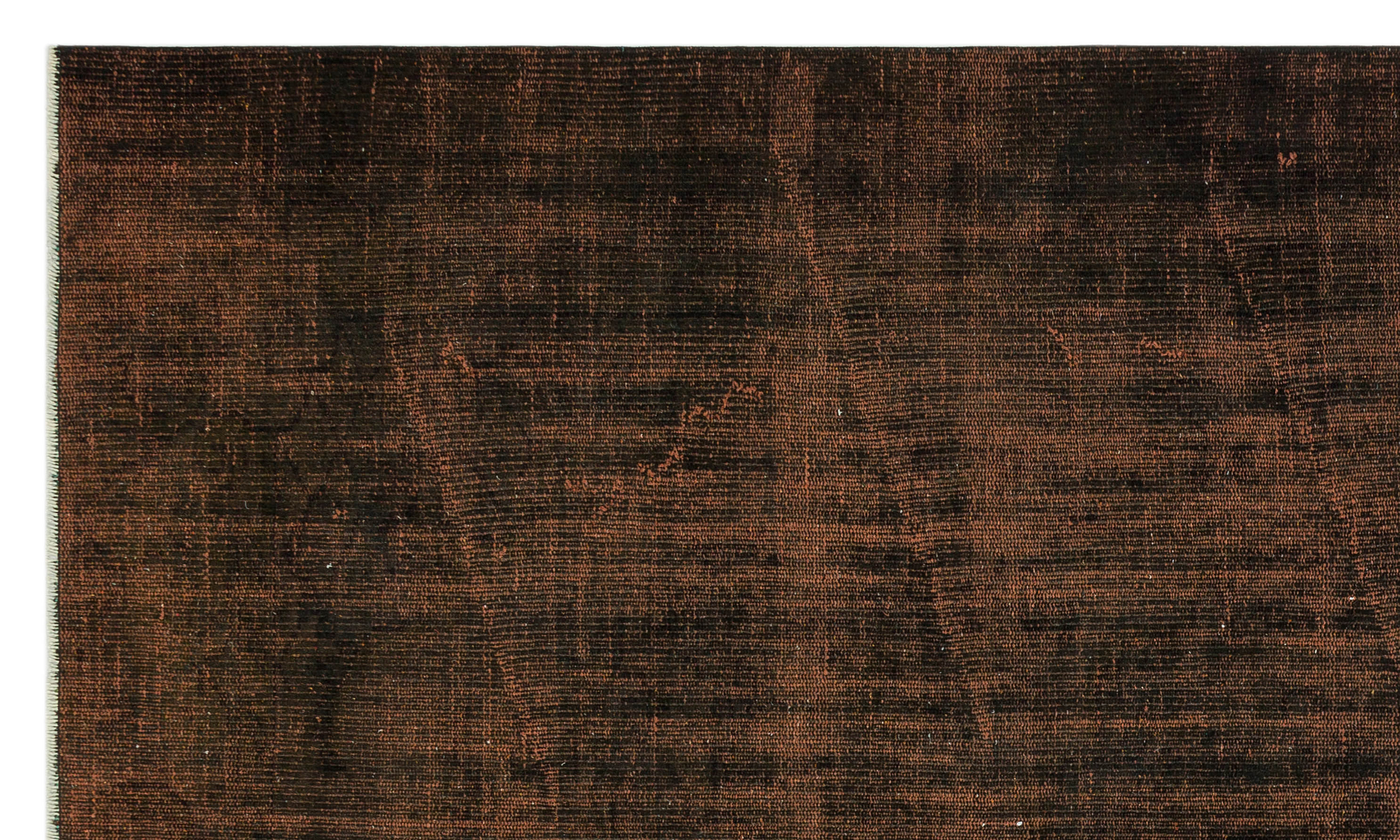 Black Over Dyed Vintage Rug 5'1'' x 8'7'' ft 156 x 262 cm