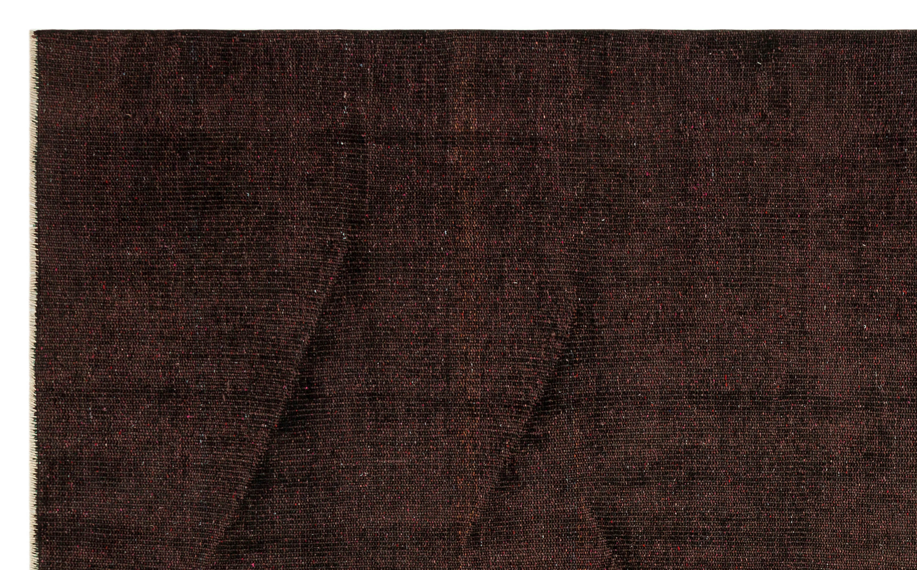 Black Over Dyed Vintage Rug 5'8'' x 8'10'' ft 173 x 269 cm