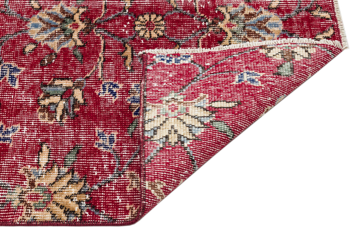 Naturel Over Dyed Vintage Rug 5'2'' x 8'6'' ft 157 x 260 cm