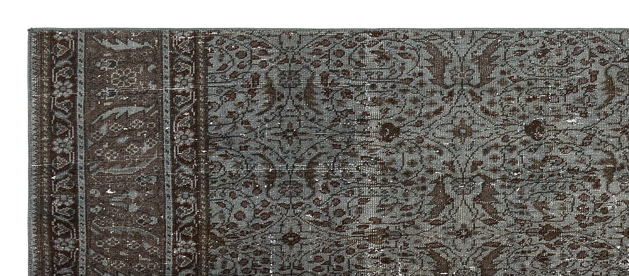 Natural Anatolium Turkish Vintage Runner 2'8'' x 6'6'' ft 82 x 198 cm
