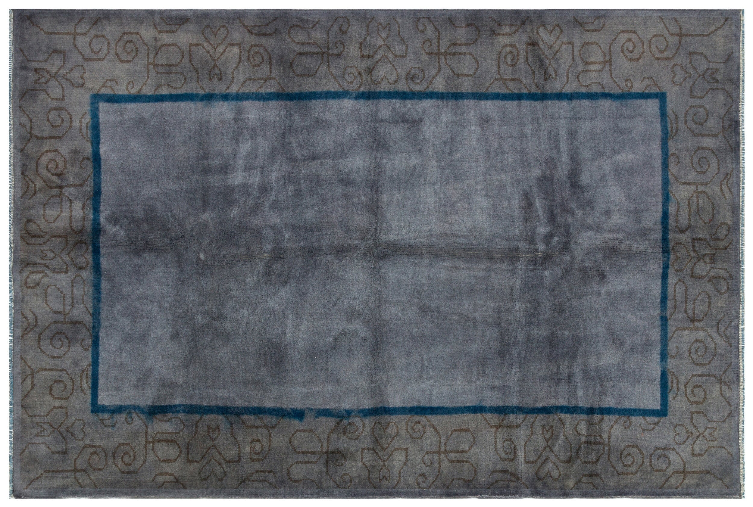Natural Anatolium Turkish Vintage Rug 5'1'' x 7'7'' ft 154 x 231 cm