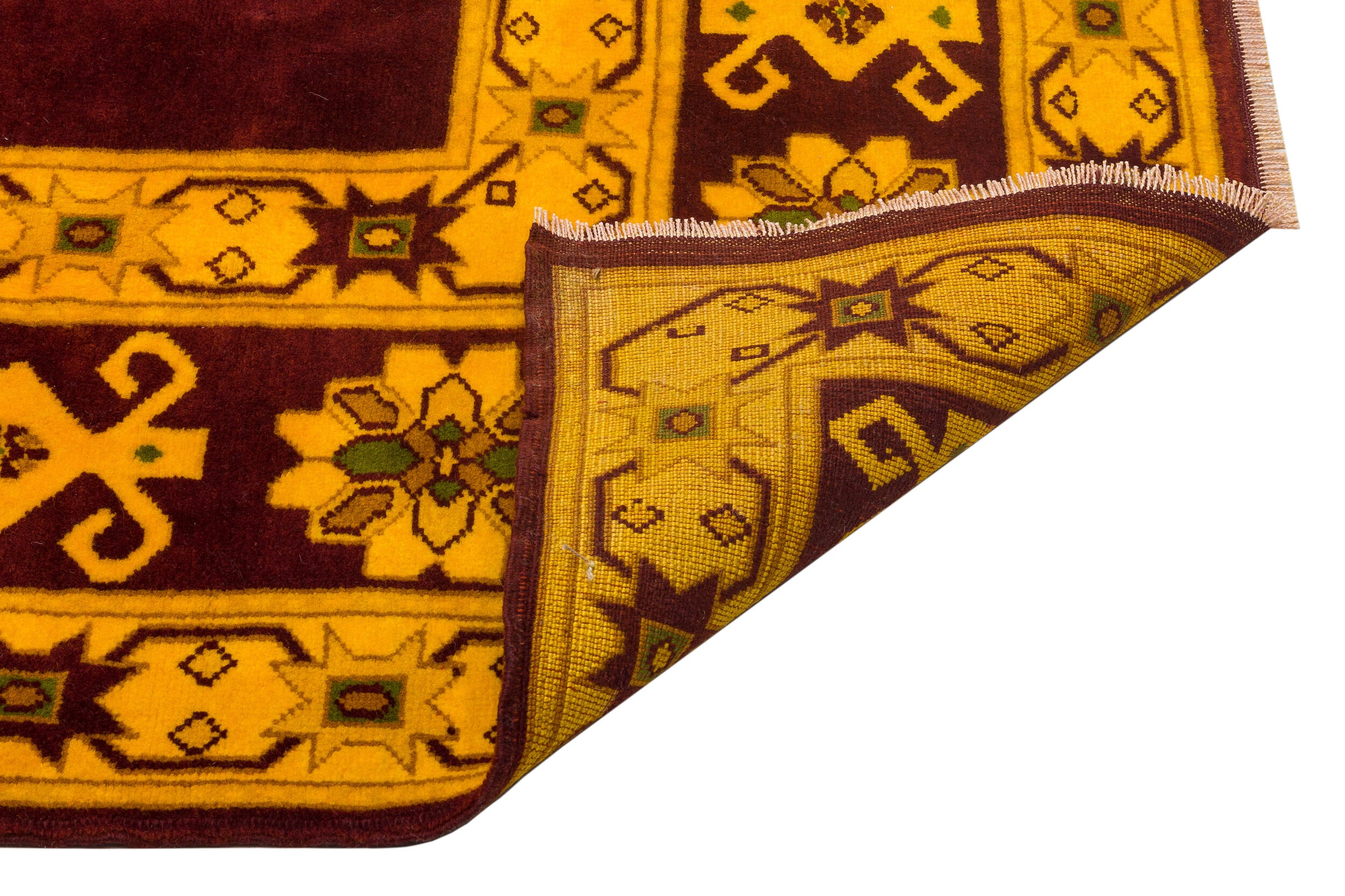 Natural Anatolium Turkish Vintage Rug 6'8'' x 8'10'' ft 204 x 270 cm