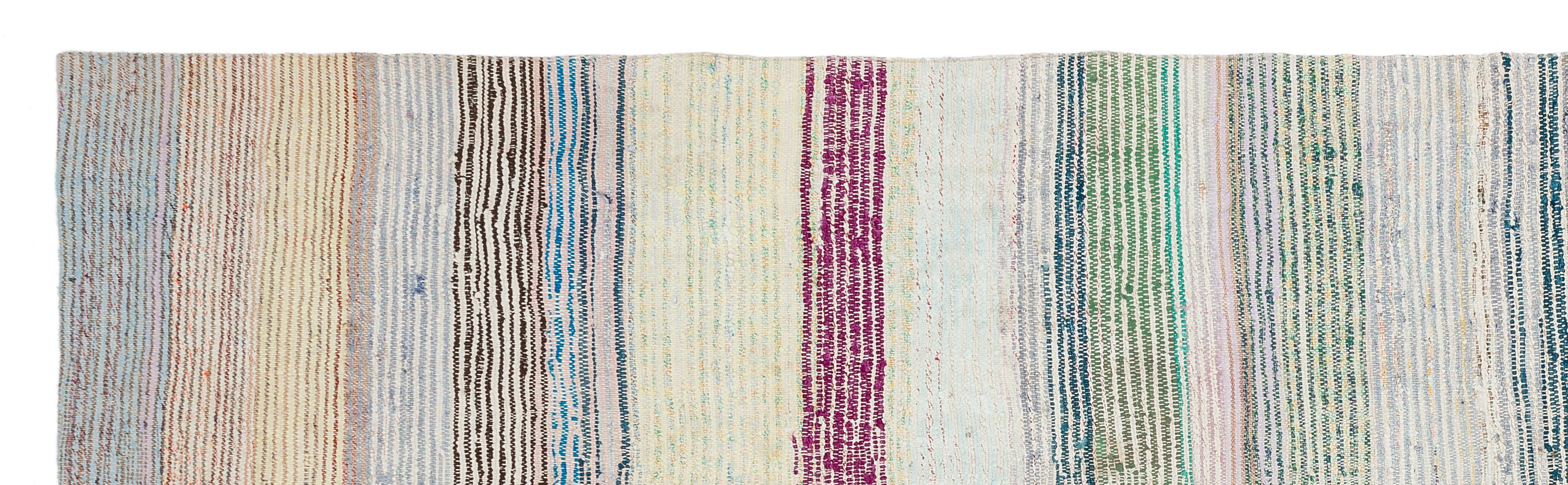 Chaput Over Dyed Kilim Rug 3'2'' x 11'0'' ft 97 x 336 cm