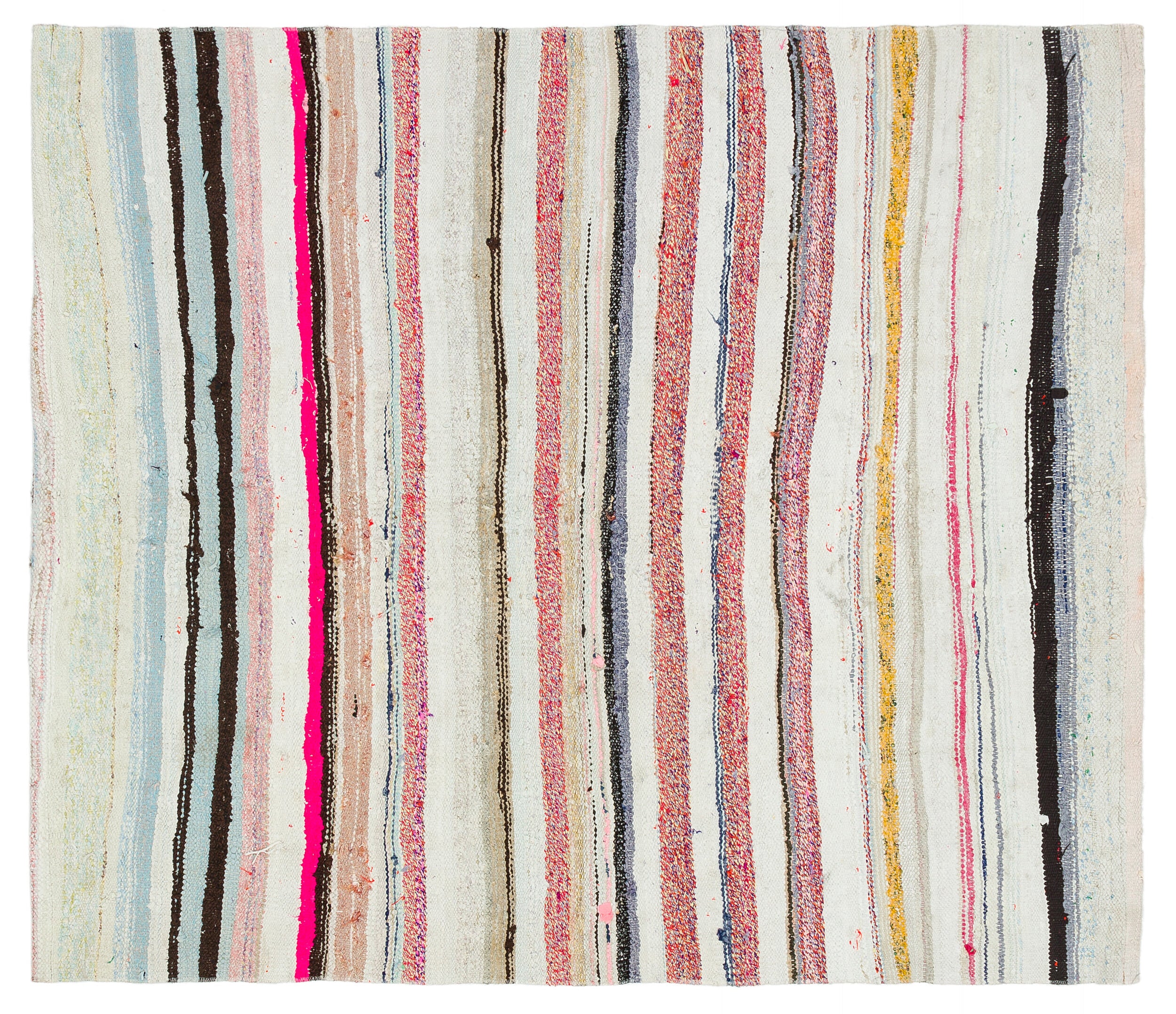 Chaput Over Dyed Kilim Rug 4'3'' x 4'11'' ft 129 x 150 cm