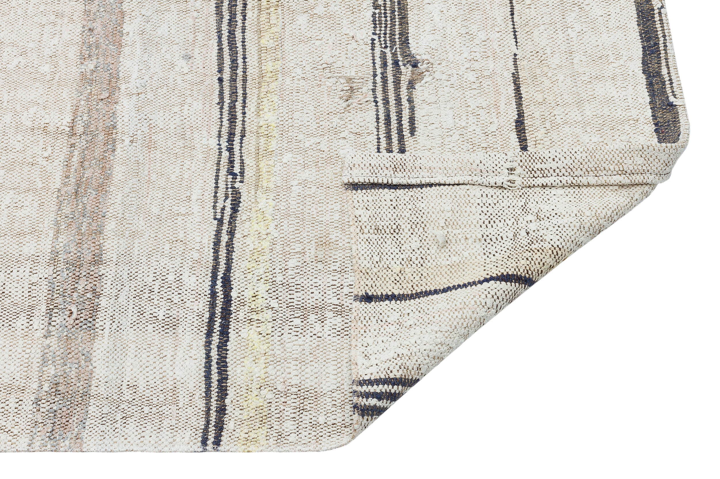 Chaput Over Dyed Kilim Rug 3'2'' x 7'2'' ft 97 x 219 cm