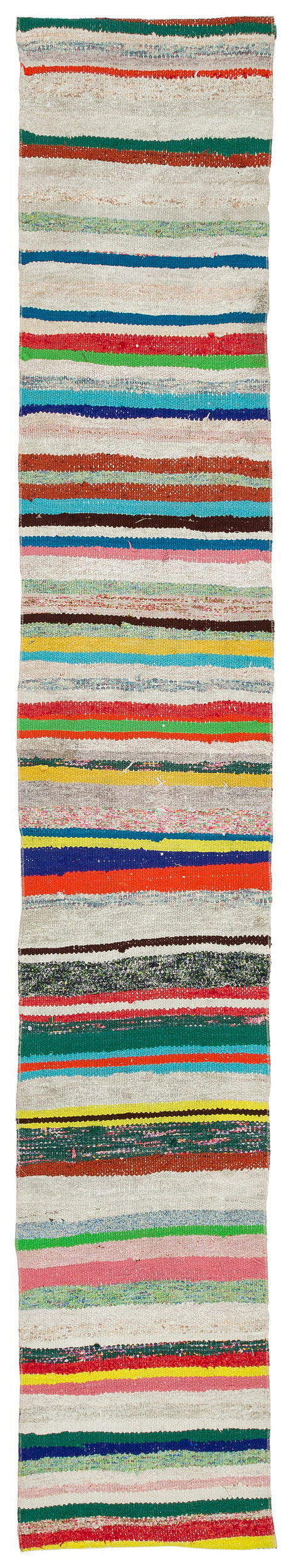 Chaput Over Dyed Kilim Rug 1'8'' x 10'2'' ft 52 x 310 cm