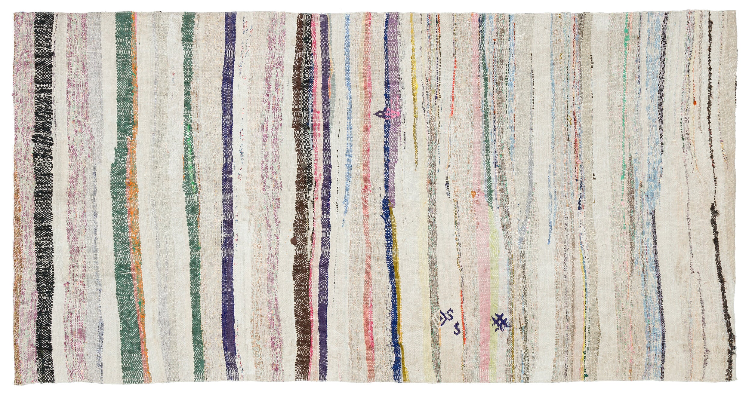Chaput Over Dyed Kilim Rug 4'4'' x 8'8'' ft 131 x 265 cm