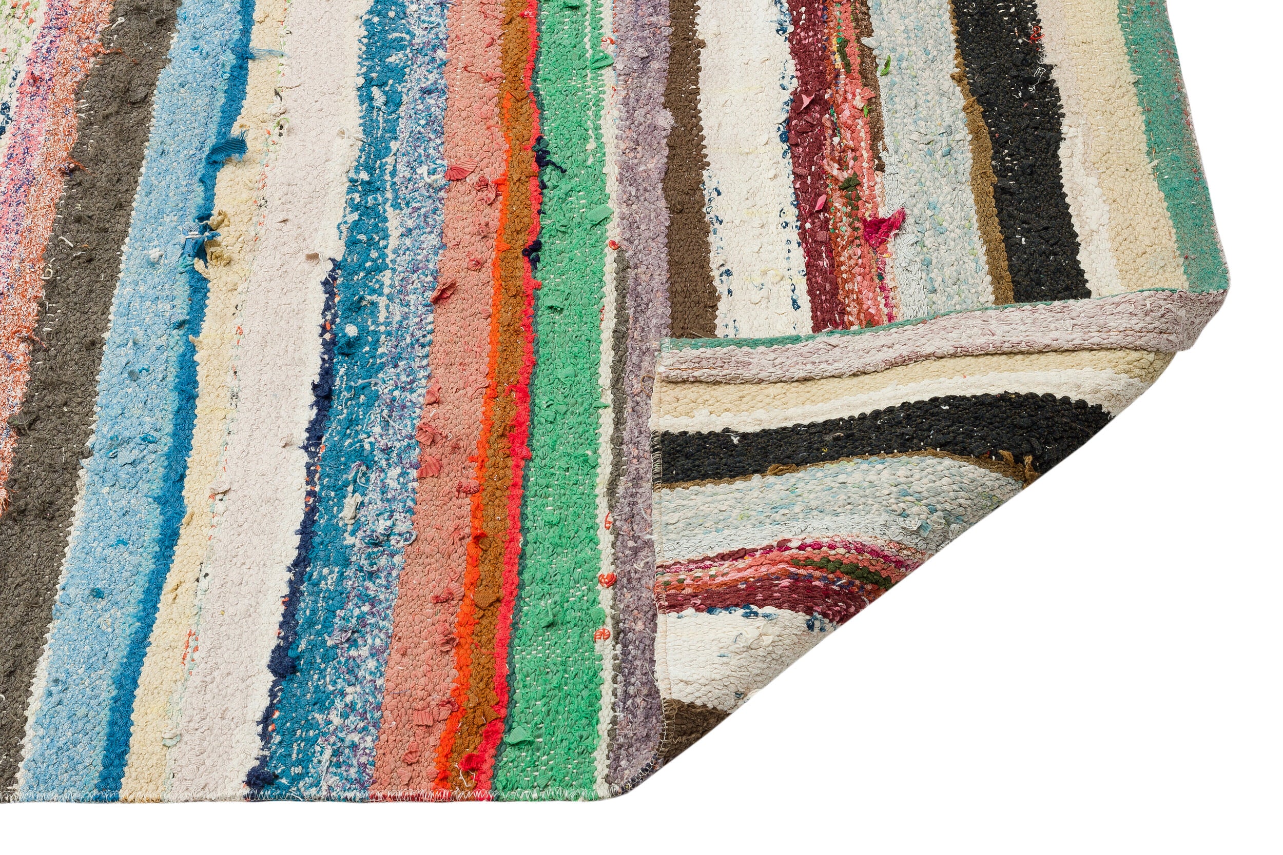 Chaput Over Dyed Kilim Rug 4'2'' x 10'4'' ft 128 x 316 cm