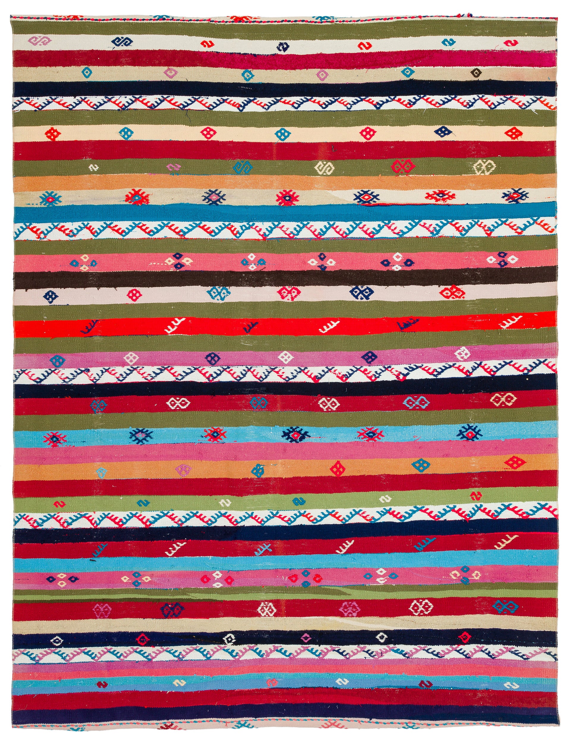 Chaput Over Dyed Kilim Rug 6'3'' x 8'1'' ft 191 x 247 cm