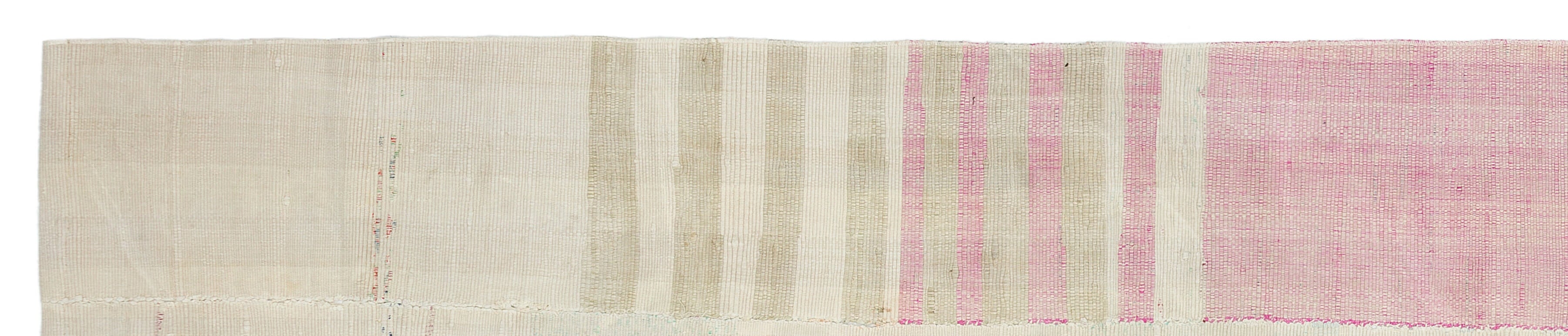 Chaput Over Dyed Kilim Runner 2'1'' x 10'6'' ft 63 x 321 cm