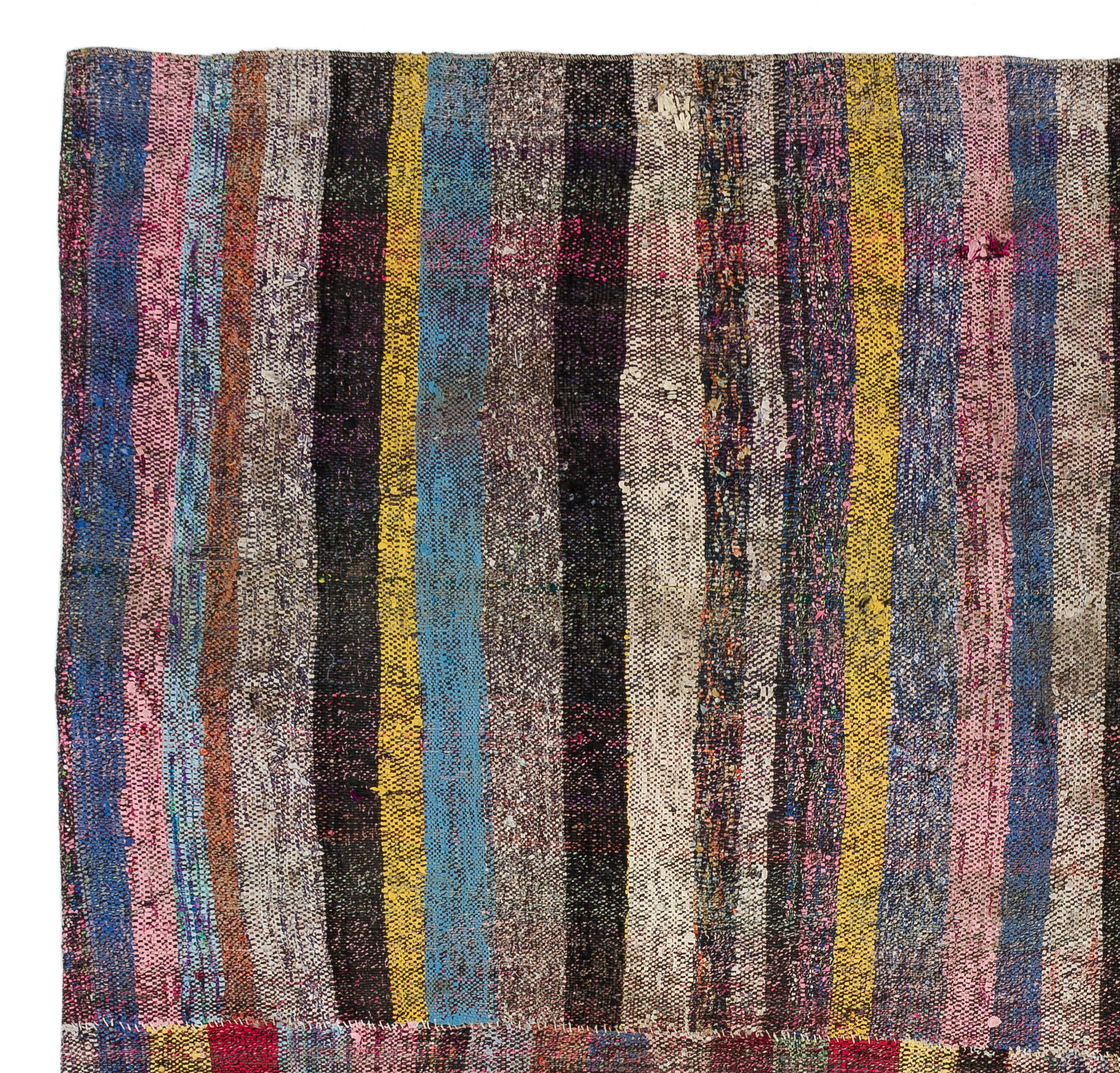 Chaput Over Dyed Kilim Rug 6'7'' x 6'11'' ft 201 x 210 cm