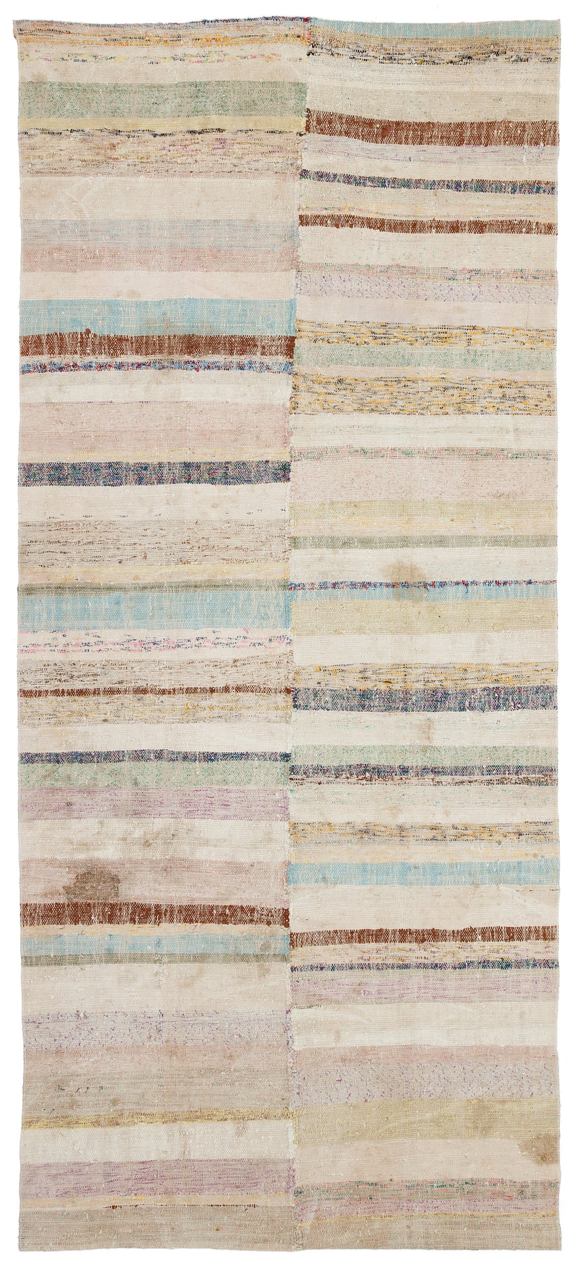 Chaput Over Dyed Kilim Rug 4'4'' x 9'9'' ft 132 x 297 cm