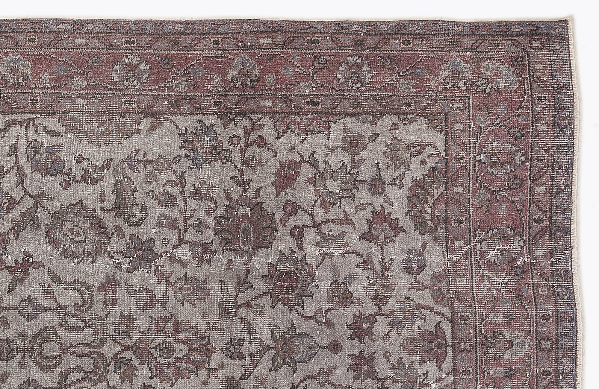 Naturel Over Dyed Vintage Rug 4'11'' x 9'5'' ft 150 x 288 cm