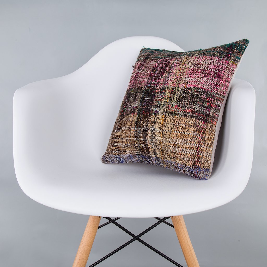 Contemporary_Multiple Color_Kilim Pillow Cover_16x16_Z1006_7272