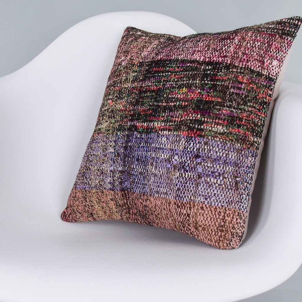 Contemporary_Multiple Color_Kilim Pillow Cover_16x16_Z1006_7281