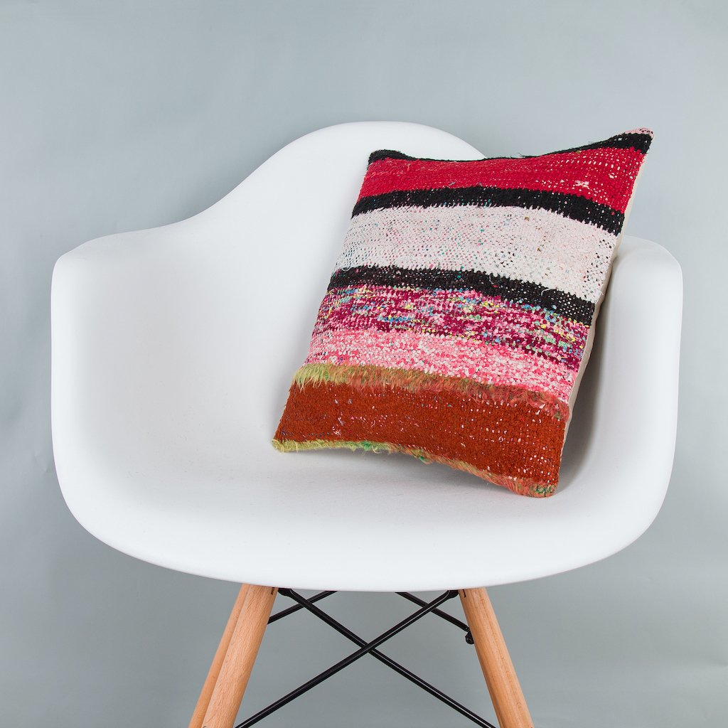 Contemporary_Multiple Color_Kilim Pillow Cover_16x16_Z1006_7993