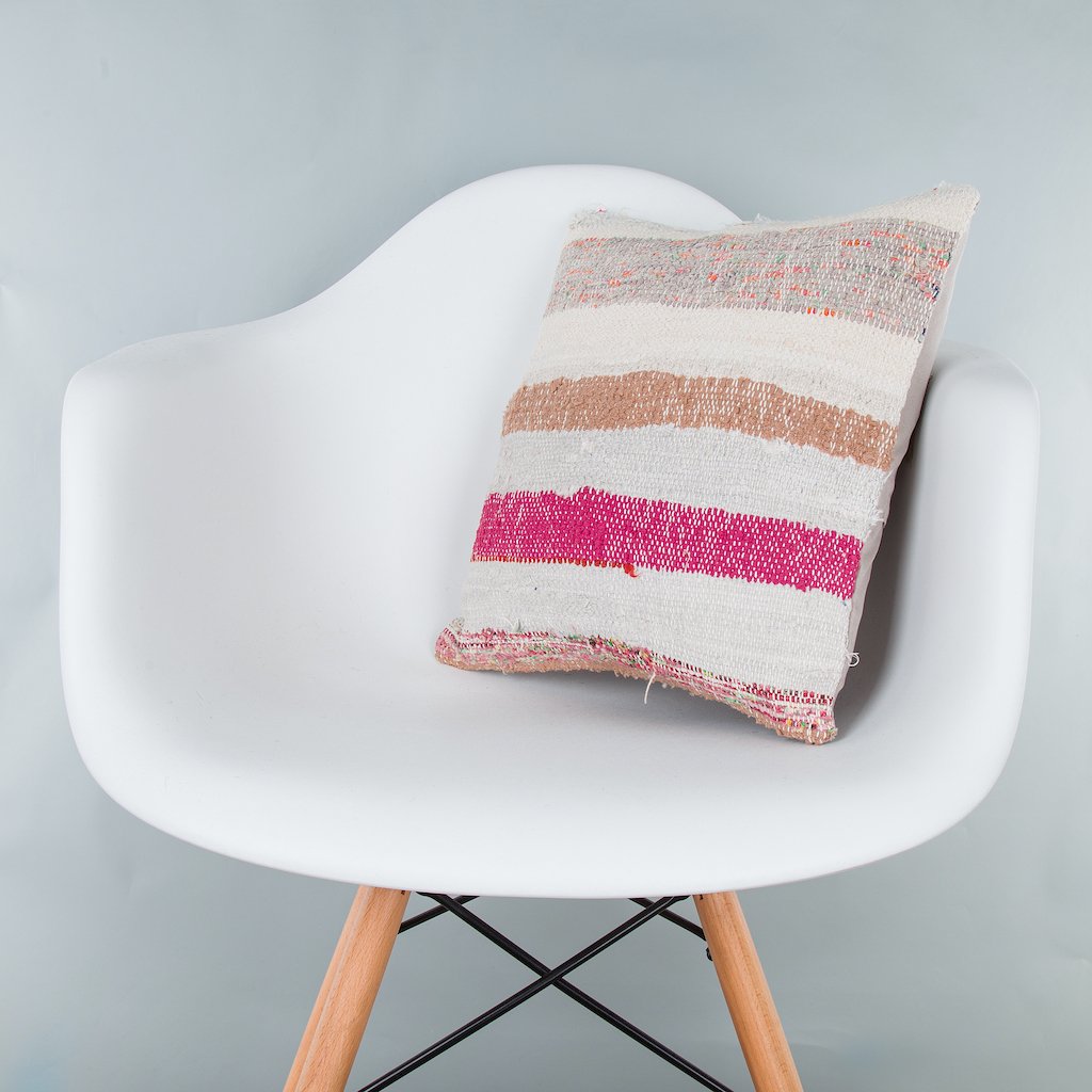 Contemporary_Multiple Color_Kilim Pillow Cover_16x16_Z1006_8173