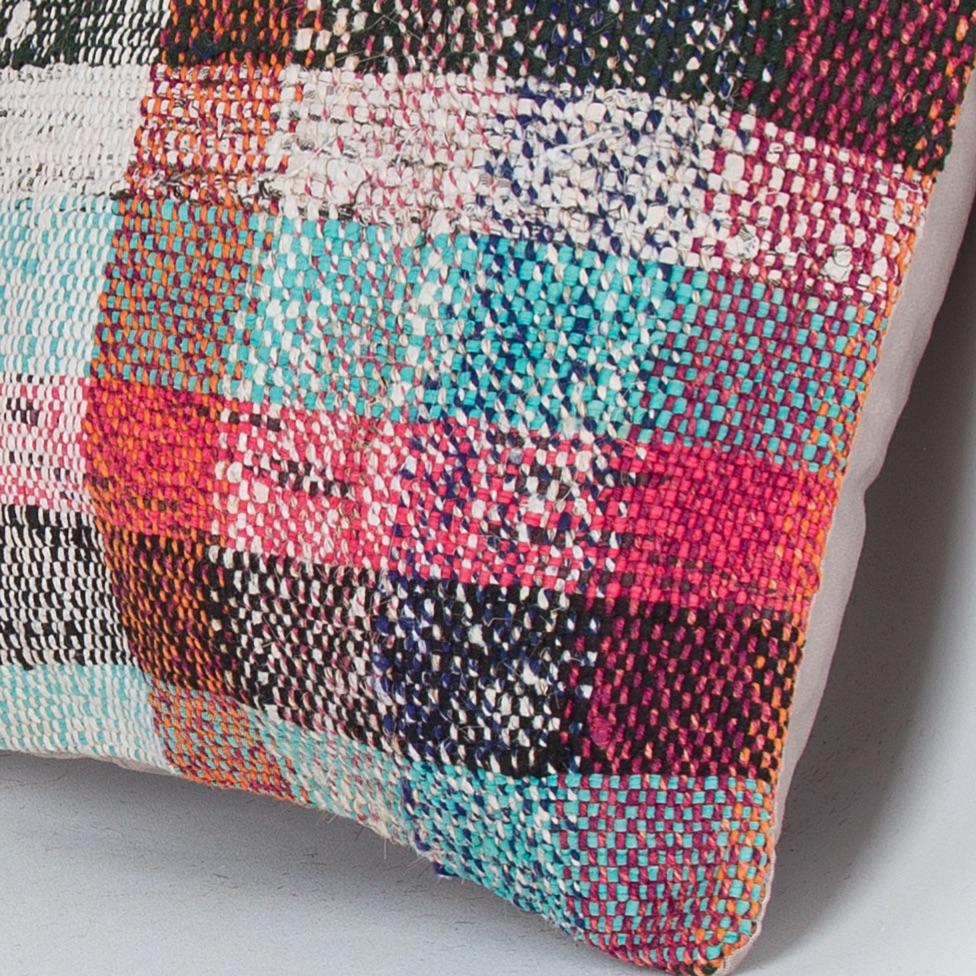 Contemporary_Multiple Color_Kilim Pillow Cover_16x16_Z1006_8328