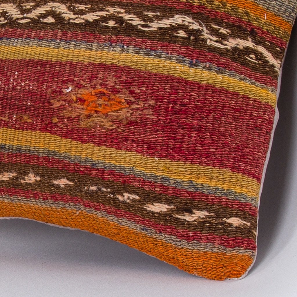 Striped_Multiple Color_Kilim Pillow Cover_16x16_Z1000_7268