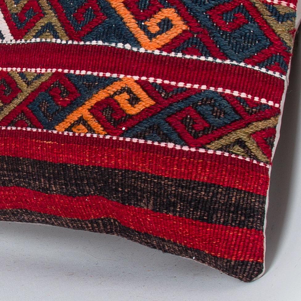 Striped_Multiple Color_Kilim Pillow Cover_16x16_Z1000_7673