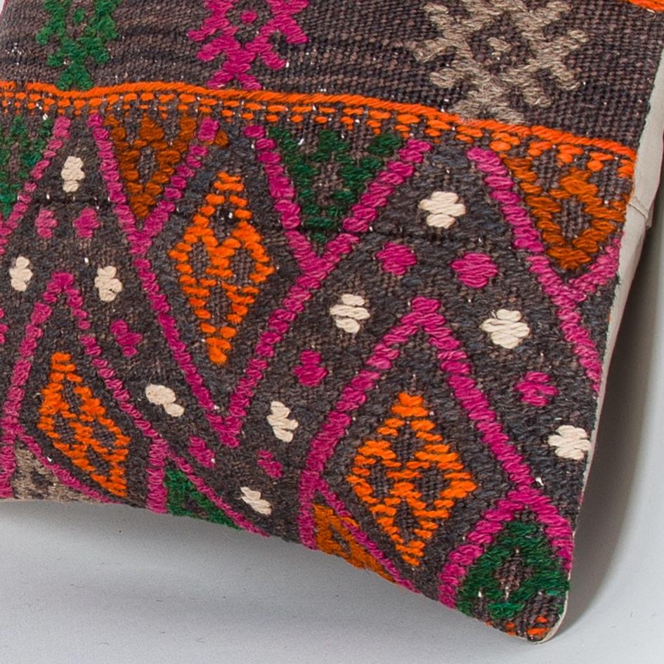 Striped_Multiple Color_Kilim Pillow Cover_16x16_Z1000_7786