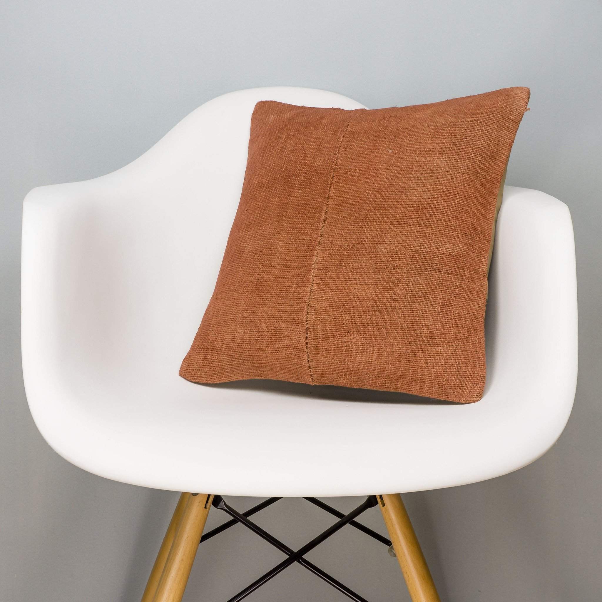 Plain Brown Kilim Pillow Cover 16x16 2942 - kilimpillowstore
 - 1