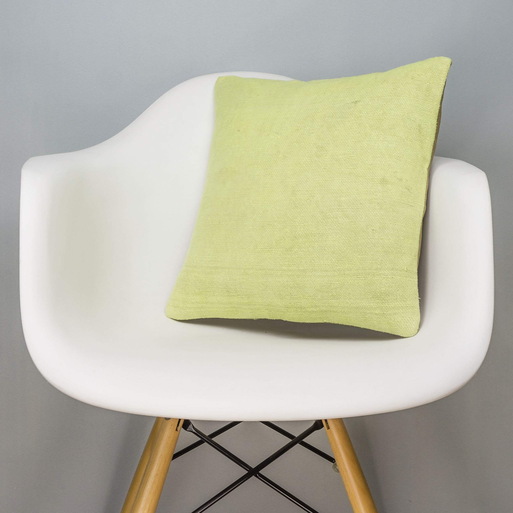 Plain Green Kilim Pillow Cover 16x16 2971 - kilimpillowstore
 - 1