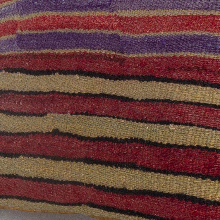 Striped_Multiple Color_Kilim Pillow Cover_16x16_A0241_6807